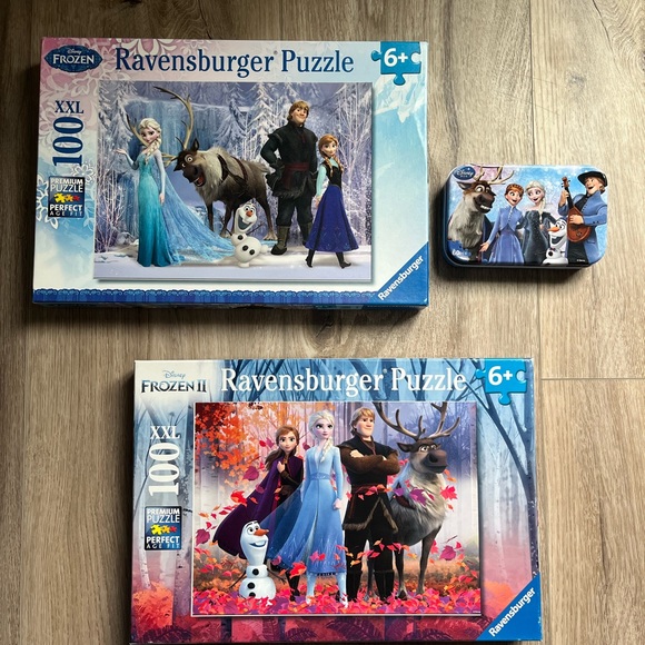 Ravensburger‎ Puzzle Disney Frozen Bundle - Picture 1 of 5